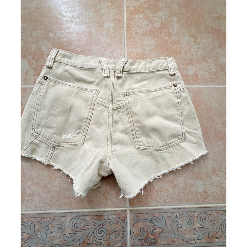 Free‎ People We The Free - Now Or Never  Denim shorts Women Size: 25-New-notags- - Picture 7 of 9